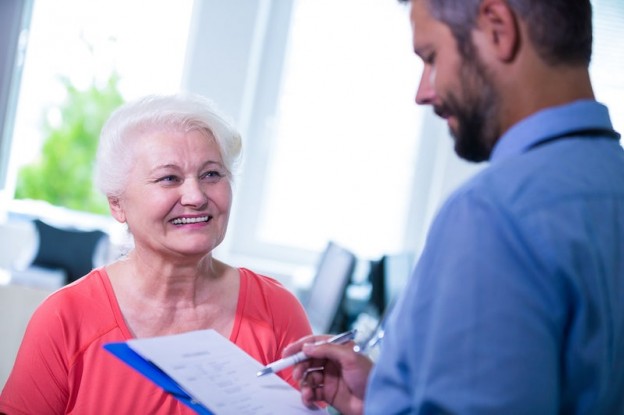 patient smiling